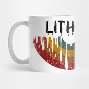 Vinyl Melted Lithium Vintage Mug